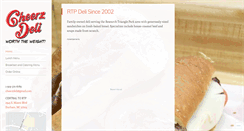 Desktop Screenshot of cheerzdeli.com